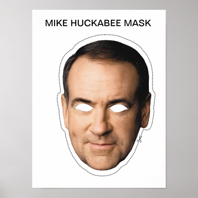 Mike Huckabee Mask Poster (Front)