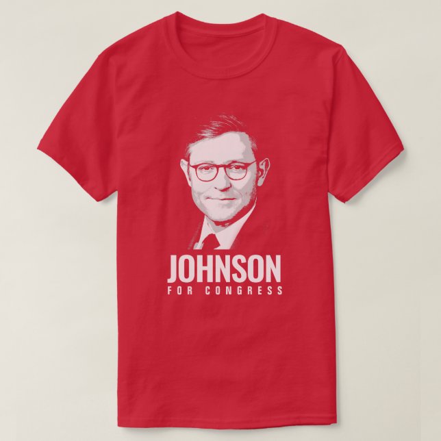 Mike Johnson for Congress T-Shirt (Design Front)