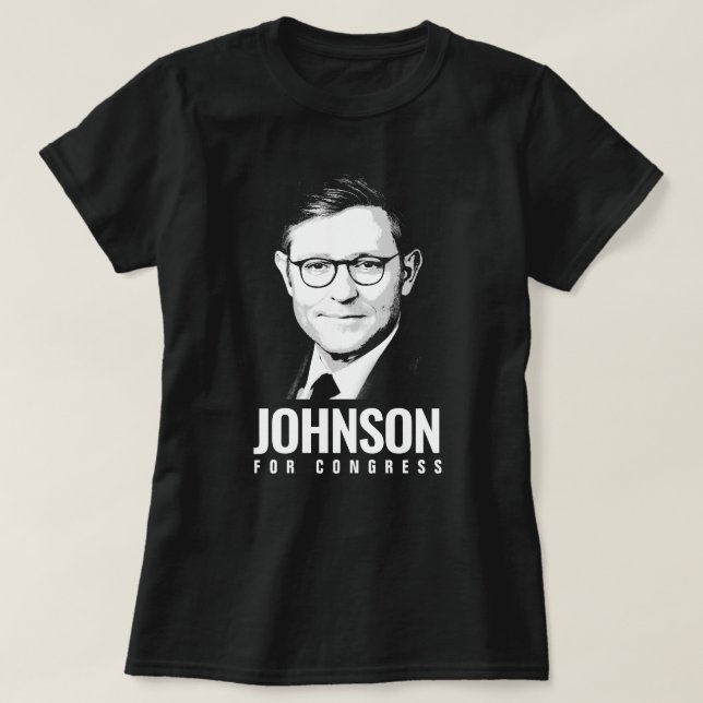 Mike Johnson for Congress T-Shirt (Design Front)