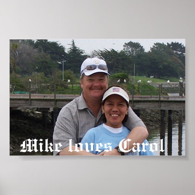 Mike loves Carol Poster (Front)