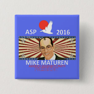 Mike Maturen ASP 15 Cm Square Badge