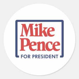 Mike Pence for President 2024 Classic Round Sticker