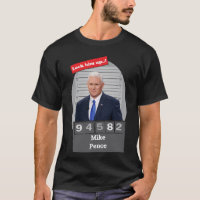 MIKE PENCE 🤣 Funny Mugshot Novelty Lock Him Up 