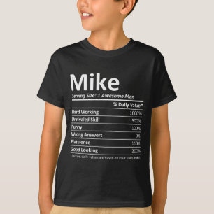 Mike Rition Funny Birthday Personalised Name Gift T-Shirt
