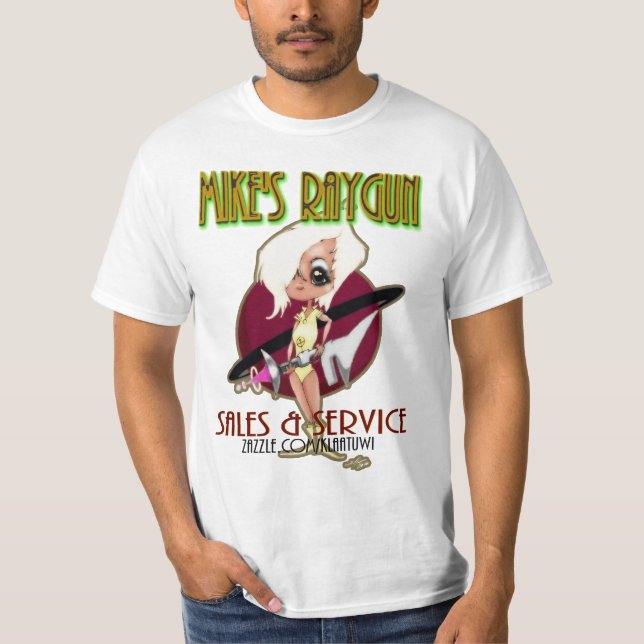 Mikes Raygun Sales & Service T-Shirt (Front)