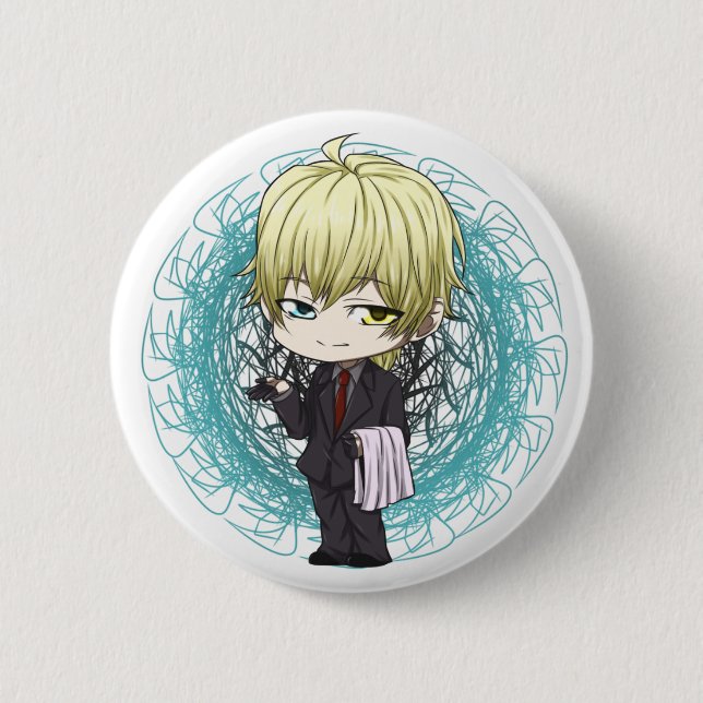Miketsukami Human version 6 Cm Round Badge (Front)