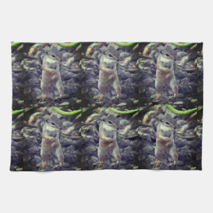 Mikey Ground Squirrel Kitchen nTowel Tea Towel