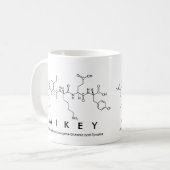 Mikey peptide name mug (Front Left)