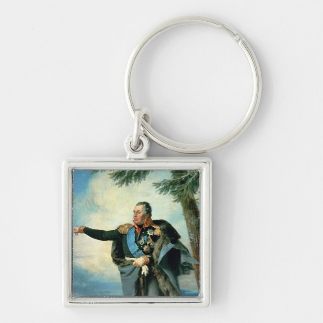 Mikhael Ilarionovich Golenichtchev Kutuzov Key Ring (Front)