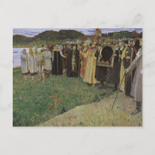 Mikhail Nesterov- Rus: The Soul of the People Postcard