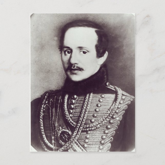 Mikhail Yuryevich Lermontov Postcard (Front)