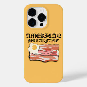 Mikitiez american breakfast bacon egg july picnic Case-Mate iPhone 14 pro case