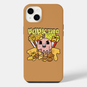Mikitiez anime popcornking cheese caramel funny iPhone 14 plus case
