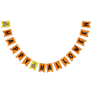 Mikitiez black cat spooky halloween vibes ghouls bunting