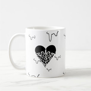 Mikitiez blackheart cookiesandcream icecream coffee mug
