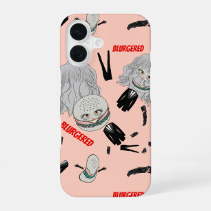Mikitiez blonde hairbun pinky blur suit tie iPhone 16 case