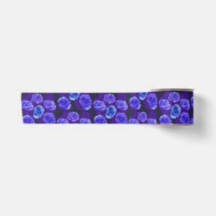 Mikitiez blue rose flower valentine fantasy rock satin ribbon
