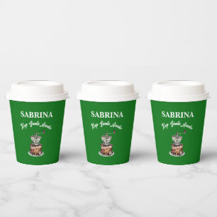Mikitiez coffee christmas quote cute caffeine paper cups