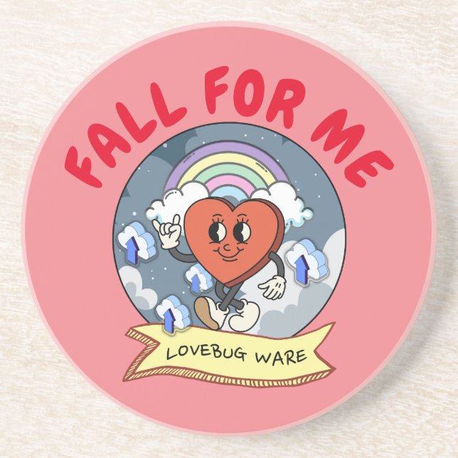 Mikitiez custom valentine funny lovebug software coaster (Front)