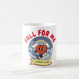 Mikitiez custom valentine funny lovebug software coffee mug