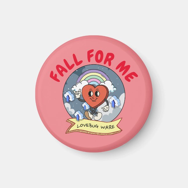 Mikitiez custom valentine funny lovebug software magnet (Front)