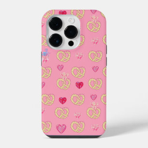 Mikitiez cute pretzel bread cosy valentine pastry iPhone 14 pro case