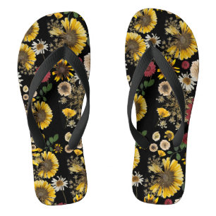Mikitiez earthday nature selflove rose flower flip flops