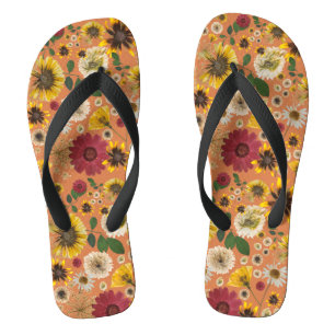 Mikitiez earthday nature selflove rose flower flip flops