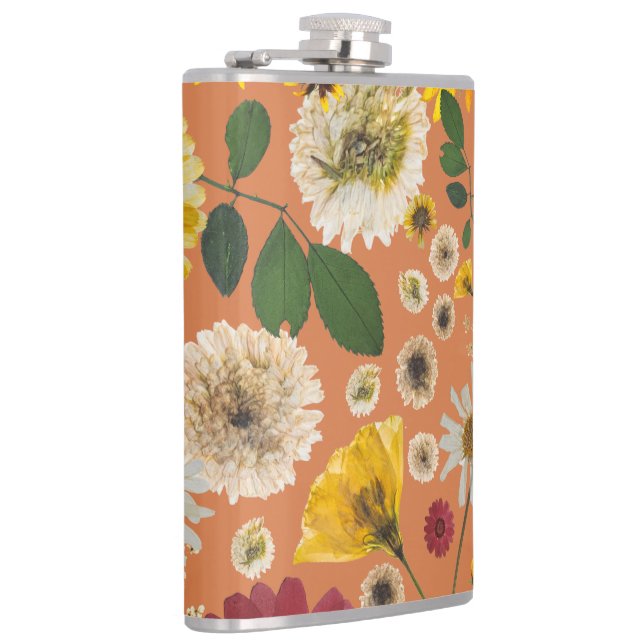 Mikitiez earthday nature selflove rose flower hip flask (Right)