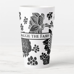 Mikitiez earthday nature selflove rose flower latte mug