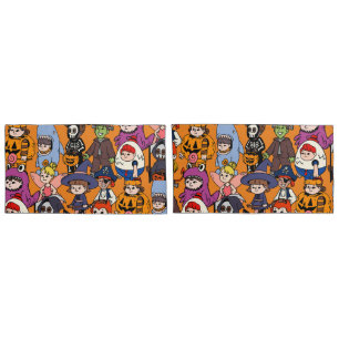 Mikitiez fairy shark wizard grimreaper frankenstei pillowcase