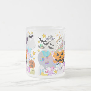 Mikitiez ghost manga anime halloween monster party frosted glass coffee mug
