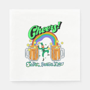 Mikitiez green lucky Saint Patrick's Day irishbeer Napkin