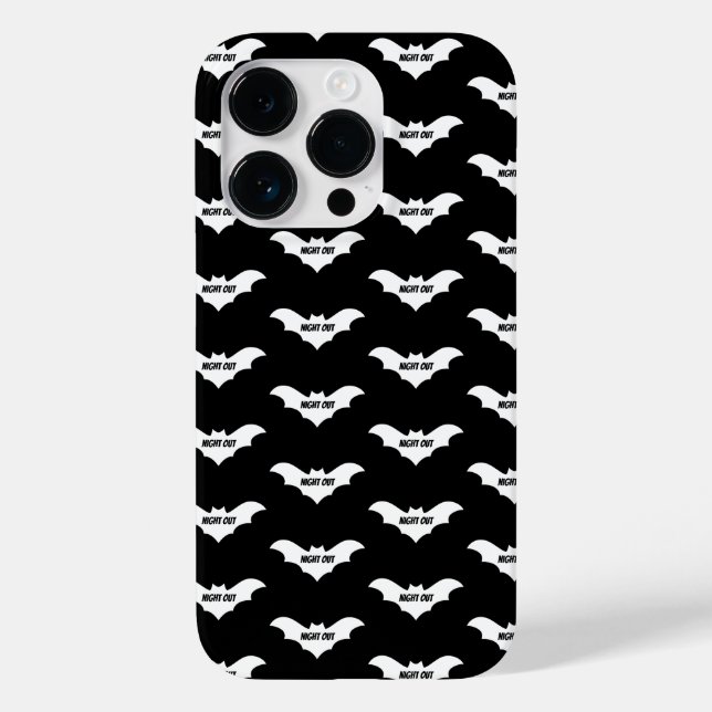 Mikitiez groovy ghouls bat night holiday halloween Case-Mate iPhone case (Back)