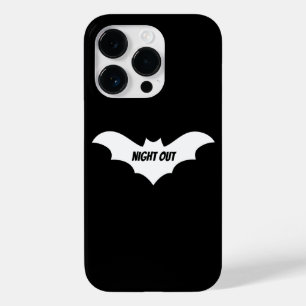 Mikitiez groovy ghouls bat night holiday halloween Case-Mate iPhone 14 pro case