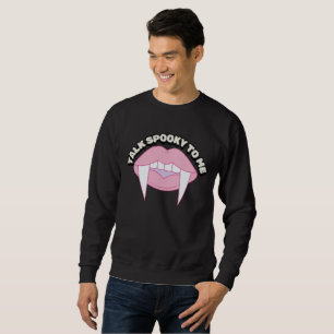 Mikitiez hocus pocus vintage halloween vampire  sweatshirt