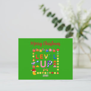 Mikitiez holiday season christmas turkey dining  postcard