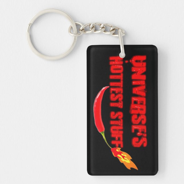 Mikitiez hot spicy fier red chilly key ring (Front)