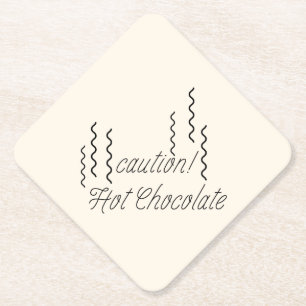 Mikitiez hotchocolate christmas mashmello warm paper coaster
