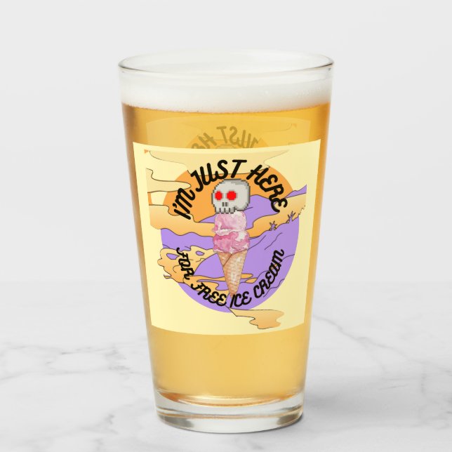 Mikitiez icecream party favourtie Speciality Mug Glass (Front Filled)