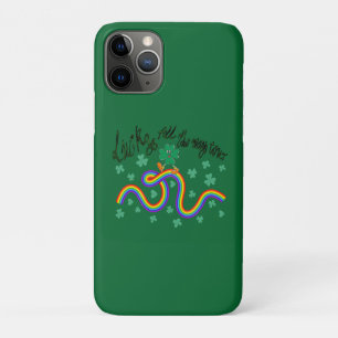 Mikitiez irish clover green st.patrick'sday lucky iPhone 11 pro case