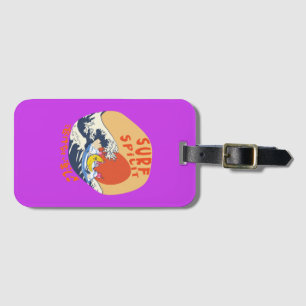 Mikitiez japanesewave summer surf animemanga luggage tag