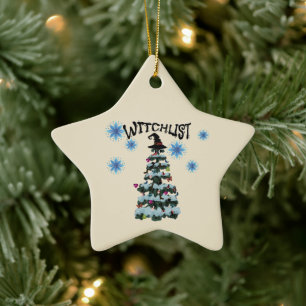 Mikitiez magic moodyholiday gothmas witch ceramic tree decoration