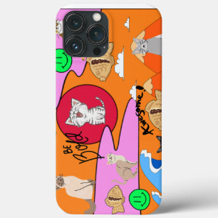 Mikitiez meow summer cat party beach iPhone 13 pro max case