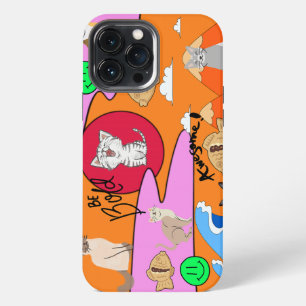 Mikitiez meow summer cat party beach iPhone 13 pro max case
