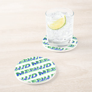 Mikitiez ocean mermaid venus sea blue coaster