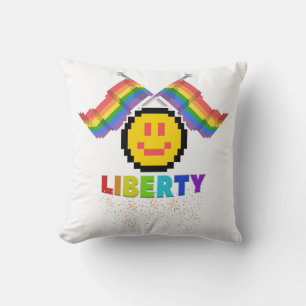 Mikitiez PE olympics doughnut rainbow sport lgbtqi Cushion