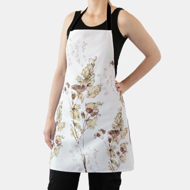 Mikitiez pisces nature selflove rose flower apron (Insitu)