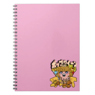 Mikitiez popqueen popcorn moivenight cinema Denim Notebook