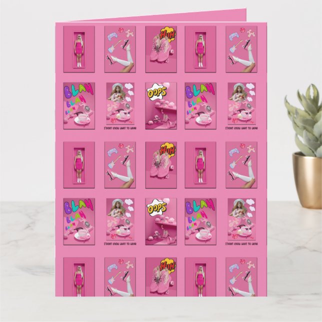 Mikitiez premier movie night princess doll T-Shirt Card (Small Plant)